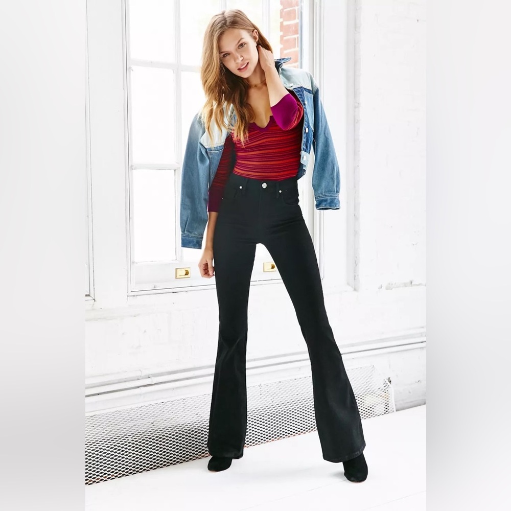 BDG Morrison High Rise Flare Jean Hi Waist Denim